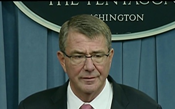 Carter, Pentagon Press Secretary Brief Media on Counter-ISIL Campaign