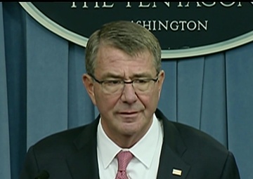 Carter, Pentagon Press Secretary Brief Media on Counter-ISIL Campaign