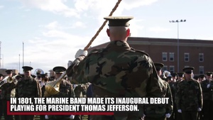 "The President's Own" United States Marine Band is performing in their 55th inauguration.