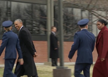 Former POTUS and FLOTUS depart Joint Base Andrews