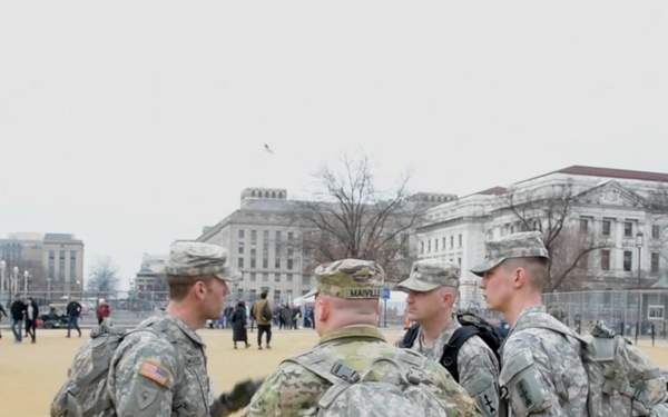 Guardsmen Support Inauguration of Donald J. Trump