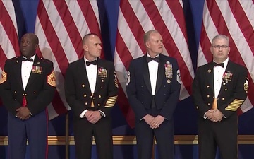 Senior Enlisted Advisors at Salute To Our Armed Services Ball