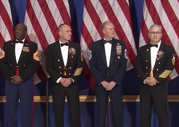 Senior Enlisted Advisors at Salute To Our Armed Services Ball