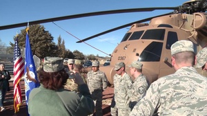 B-roll of MH-53J 367 Dedication Ceremony