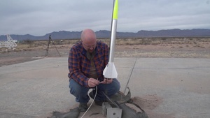 Launch of Calibration target rockets