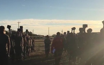 Marine Recruits Complete Combat Fitness Test on Parris Island
