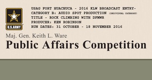 2016KLW-HUACHUCA-BCAT B Audio Spot Production
