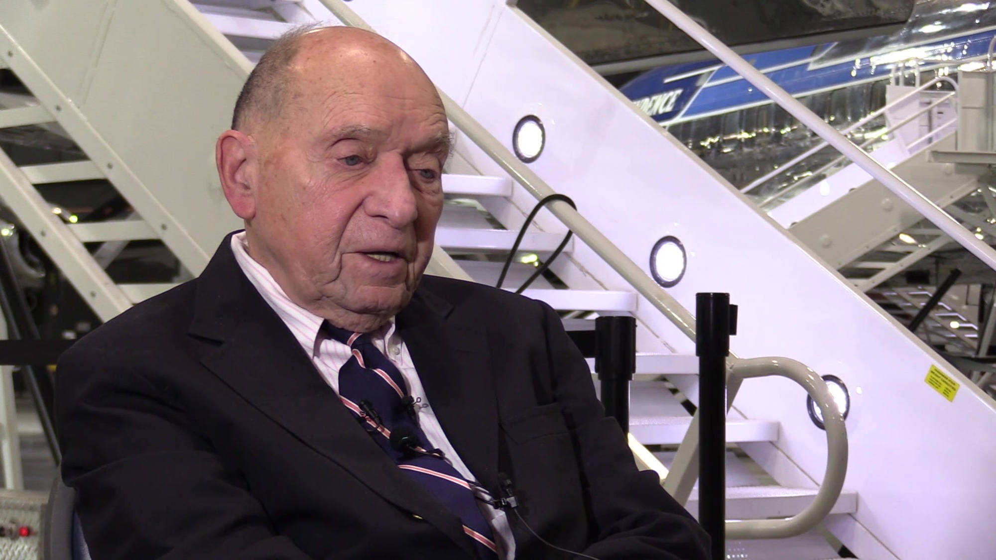 Here's an interview with former White House pool reporter Sid Davis, who visited the museum taking a tour of SAM 26000, the Presidential aircraft that carried John F. Kennedy’s body from Dallas to Washington D.C. on Nov. 22, 1963. Visitors can view this aircraft in the museum's Presidential Gallery.