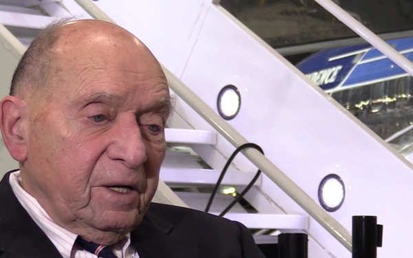 Journalist Sid Davis Visits JFK's Air Force One