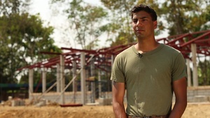 Thai, Japanese and U.S. service members build classroom in Thailand