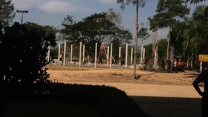 Thai and U.S. Sailors build classroom in Thailand