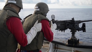 USCGC Sequoia crew conducts gunnery exercise off Guam