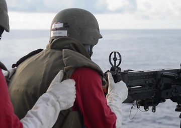 USCGC Sequoia crew conducts gunnery exercise off Guam
