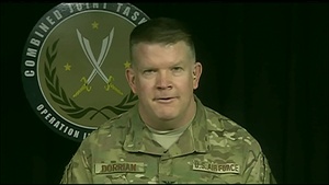 Operation Inherent Resolve Spokesman Briefs Reporters