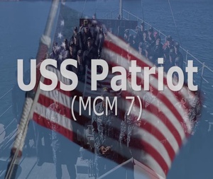 USS Patriot (MCM 7) Super Bowl LI Shout-out