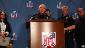 Speech and Interview with Erik Shoberg, Acting Director of Field Operations discussing intellectual property rights (IPR) seizures in conjunction with Super Bowl LI.