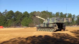 SCARNG Test fires new Paladin tubes