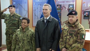 NATO Secretary General Visits KFOR