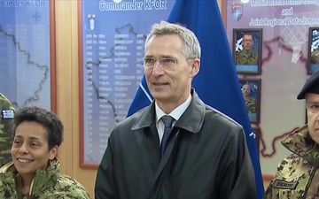 NATO Secretary General Visits KFOR