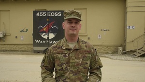 Air Force Staff Sergeant Adam Shaffer Super Bowl Shout Out