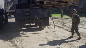 Ship to Shore Operation with Ammo Company To Create Ammo Supply Point