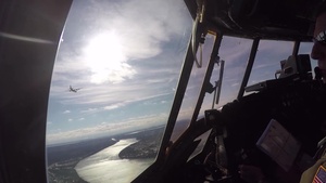 914th AW Conducts Final Multi-Aircraft Flyover Buffalo and Niagara Falls