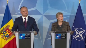 NATO Joint Press Point