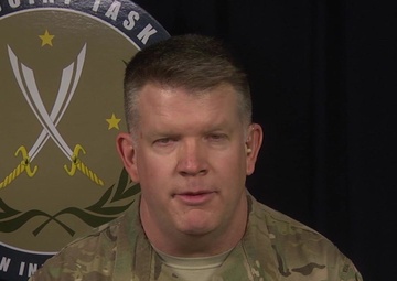 Inherent Resolve Spokesman Briefs Reporters