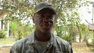 Interview with Airman 1st Class Romello Barbour During Cobra Gold