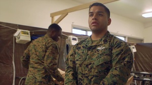 Helping Hands: Japanese Soldiers Practice Lifesaving Techniques with U.S. Navy Corpsmen during Iron Fist 2017