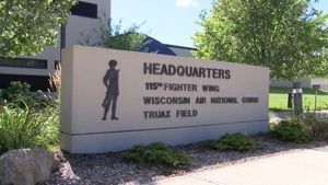 115th Fighter Wing Headquarters Sign