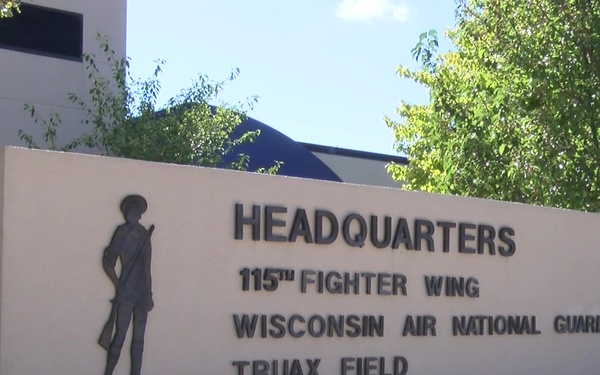 115th Fighter Wing Headquarters Sign