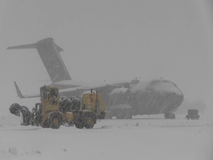 Snow Removal at Stewart ANGB 2017
