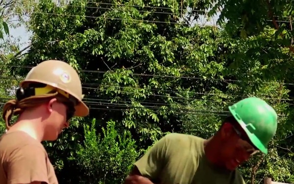 Construction of a Multipurpose Room Continues at the Ban Dok Kee Saen Tor School