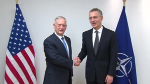 SECDEF Mattis Bilateral Meeting at NATO Defense Ministers Meeting