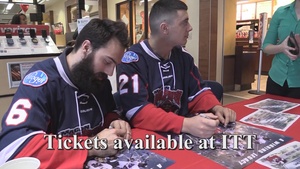 Hockey Team Visits Robins