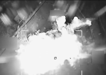 Coalition airstrike destroys an ISIS VBIED factory near Ar Raqqah, Syria.