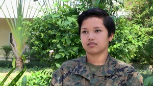 Interview with U.S. Navy RPSR Beverly Canabano During Cobra Gold (B-Roll)