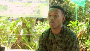 Cobra Gold 2017: Interview with U.S. Marine Corps Lance Cpl. Dominic Edwards