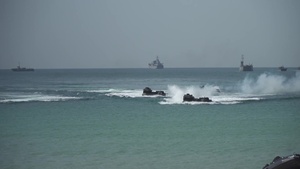 Participating Nations Of Cobra Gold Conduct an Amphibious Capabilities Demo (B-Roll)