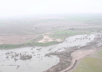California National Guard 3-140th S&amp;S Battalion Mission over Merced County Assessing Flood Damage