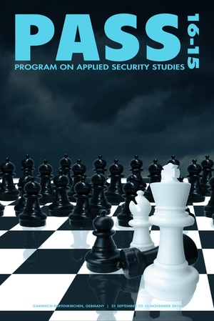 Security Studies Digital Signage Poster