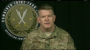 Inherent Resolve Spokesman Briefs Reporters