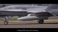 VMFA-115 Trains in MCAS Kaneohe Bay with music and captions