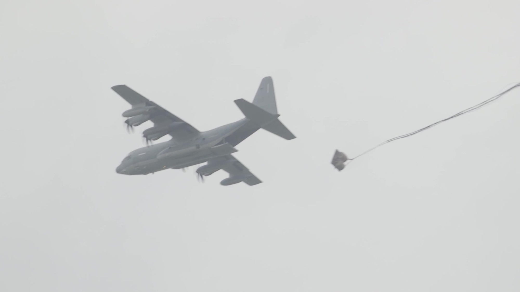 U.S. Marines with 1st Air Delivery, Landing Support Company, 1st Transportation Support Battalion, 1st Marine Logistics Group prepare to do an air delivery for 1st Light Armored Reconnaissance Battalion, Camp Pendleton, Calif., February 10, 2017. The purpose of the field exercise is to ensure capabilities of air deliveries to be successful.