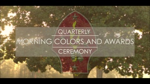 Second Marine Division Quarterly Morning Colors and Awards Ceremony