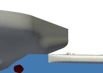 Simulation of Submersible H.L. Hunley's Engagement with USS Housatonic