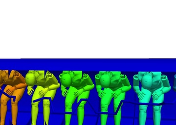 Simulation of H.L. Hunley Crew Response to Underwater Explosion