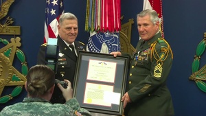 Distinguished Service Cross in Honor of Master Sergeant Henry "Hank" F. Beck Jr. United States Army, Retired