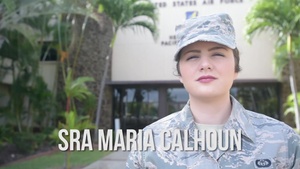 Airman Spotlight: SrA Maria Calhoun